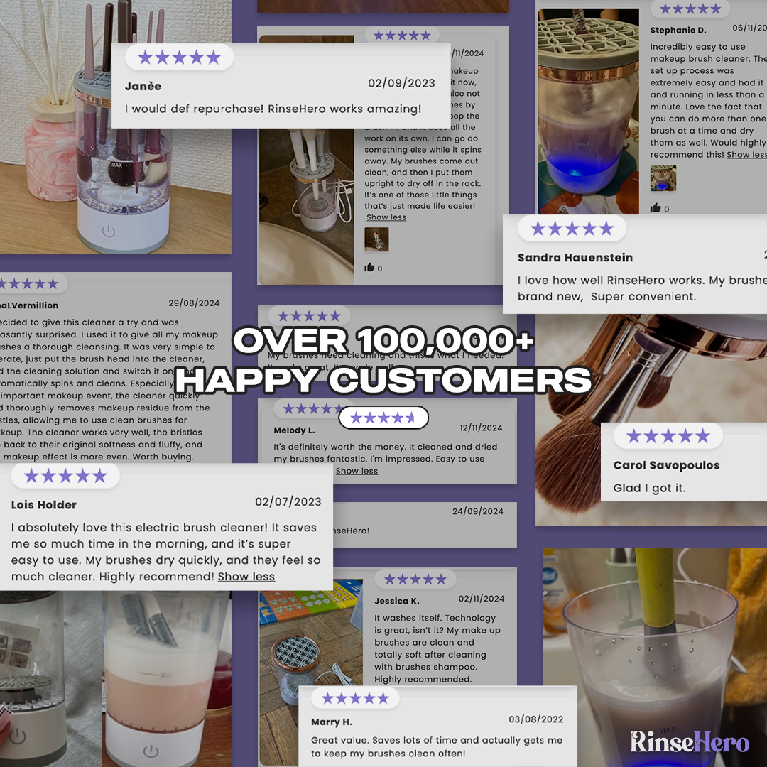RinseHero™ Makeup Brush Cleaner
