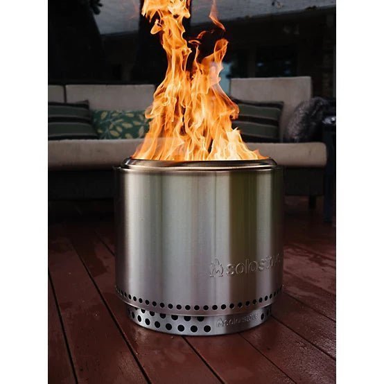 Solo Stove 19.5 in. Bonfire 2.0 Wood-Burning Fire Pit with Stand and Shelter