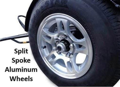 Single Rail Motorcycle Trailer – Compact, Easy-to-Tow Hauler for One Bike