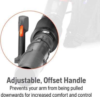 Husqvarna 350BT Gas Backpack Leaf Blower 50.2cc, 692 CFM, 180 MPH