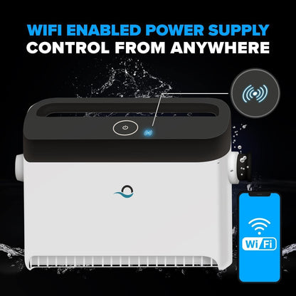 Dolphin Sigma Robotic Pool Cleaner (2024 Model) — Wi-Fi, App, Gyroscope, Weekly Timer, Waterline Cleaning & Massive Top-Loading Ultra-Fine and Standard Filters for In-Ground Swimming Pools up to 50ft