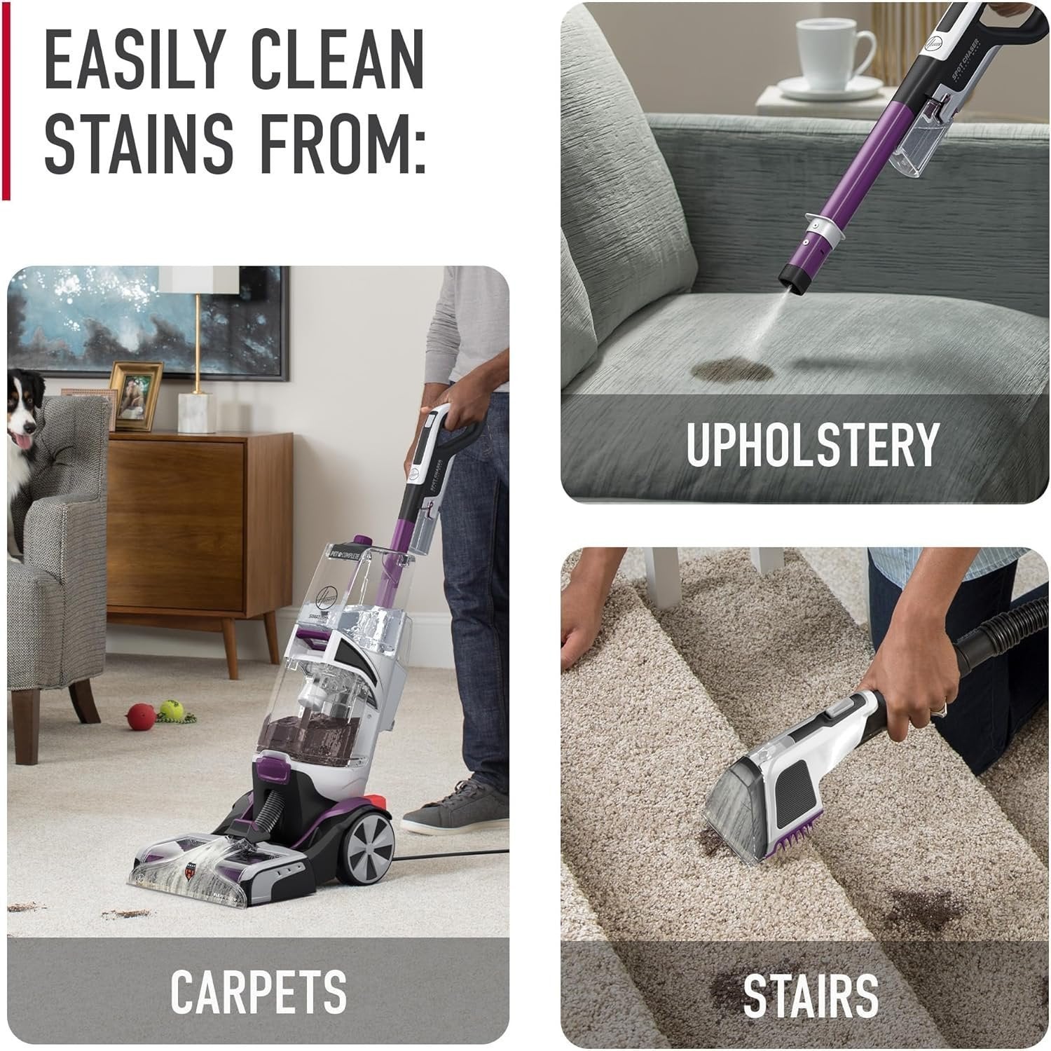 Hoover Smartwash Automatic Carpet Cleaner Machine, FH52000, Turquoise