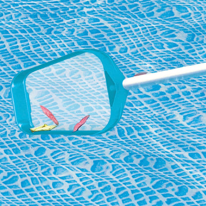 Intex Ultra XTR Frame 18′ x 52″ Above Ground Swimming Pool with Sand Filter Pump, Ladder, Cover, & Maintenance Accessory Kit with Vacuum and Skimmer