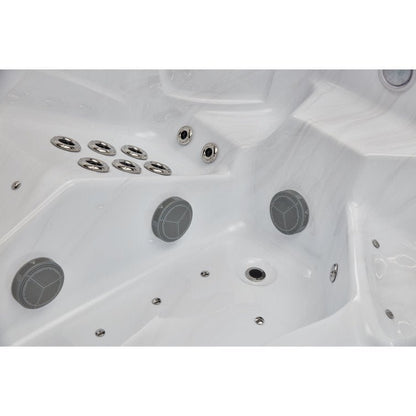 Danika 5-person 68-jet Hot Tub With Bluetooth In Gray