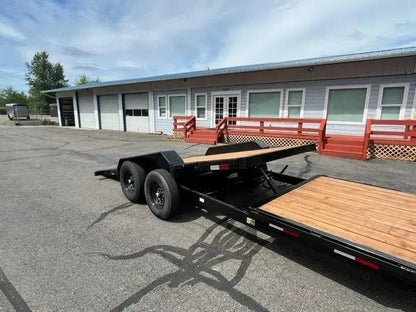 Interstate 7 X 22 Hydraulic Tilt 14K Trailer