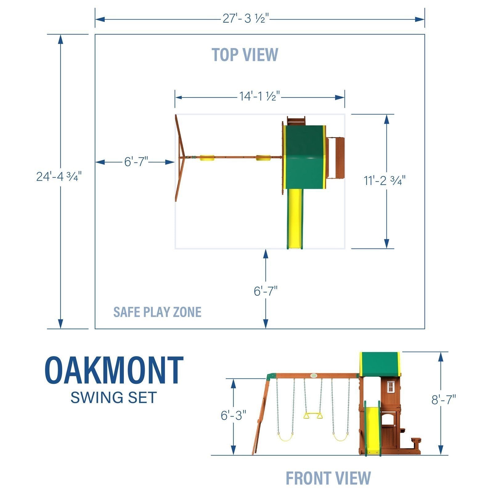 Oakmont Swing Set