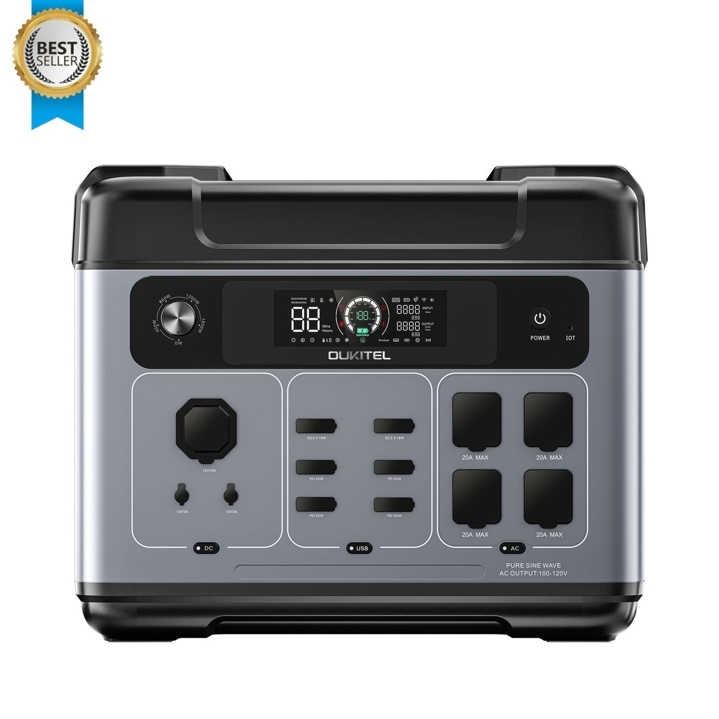 OUKITEL P2001 Portable Power Station 2000W/2000Wh