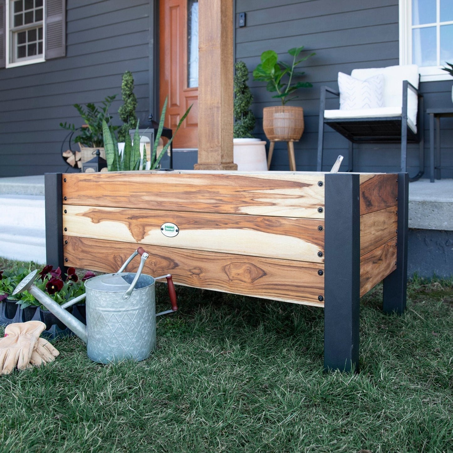 Planter 100% Authentic Teak Wood