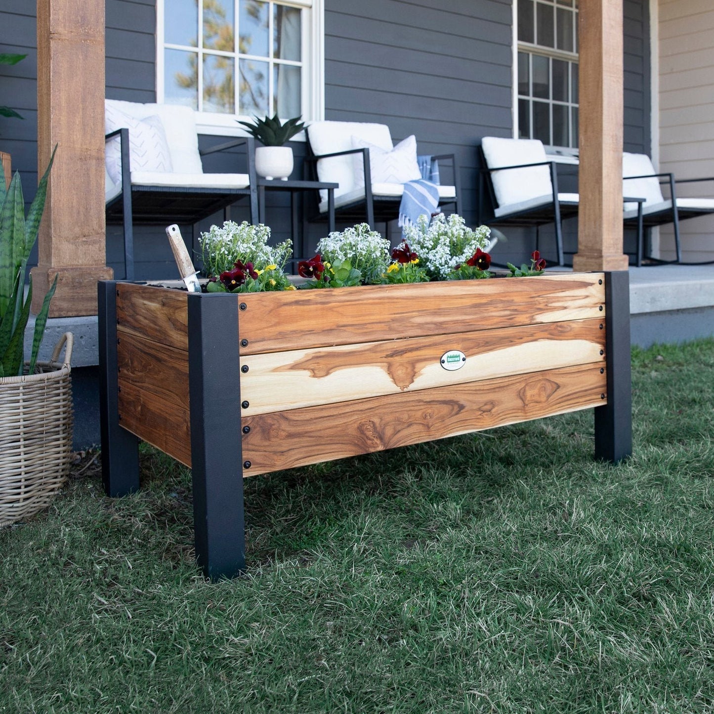 Planter 100% Authentic Teak Wood