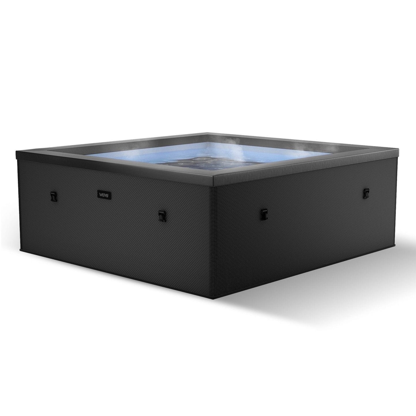 Wave Garda | 4-Person Eco Foam Hot Tub | Integrated Heater | Charcoal Black