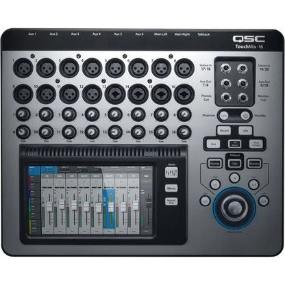 QSC TouchMix-16 Compact Digital Mixers with Watertight Road Case Kits