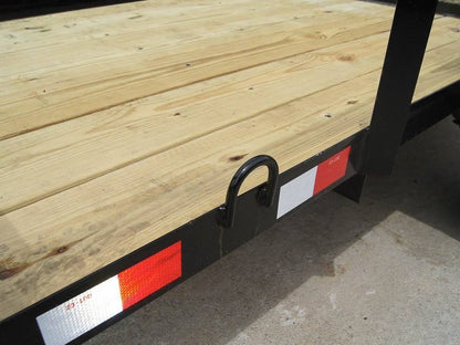 5×8 Powder Coated Dovetail Utility Trailer Single 3,500lb Axle