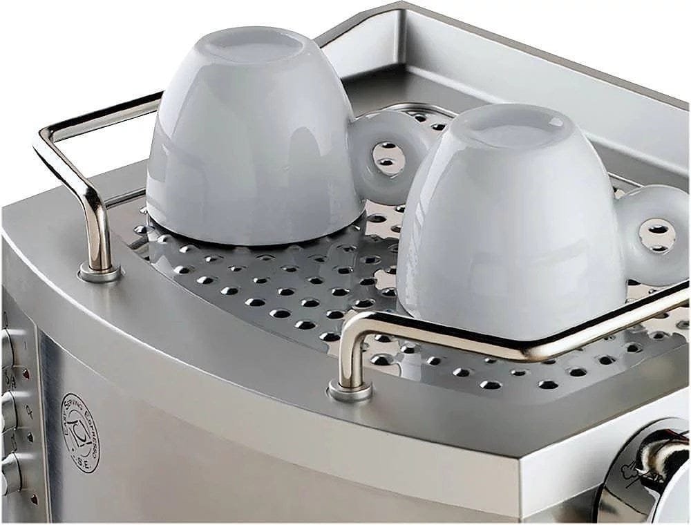 De’Longhi – Espresso Machine with 15 bars of pressure, Milk Frother and removable water tank – Stainless Steel