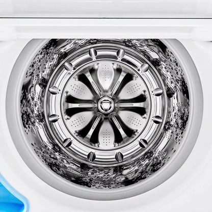 LG – 5.5 Cu. Ft. Smart Top Load Washer with TurboWash3D – White
