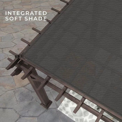 Backyard Discovery 14 ft. x 10 ft. Steel Traditional Pergola