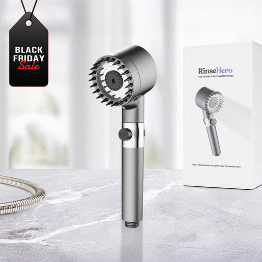 RinseHero™ - Filtered Shower Head